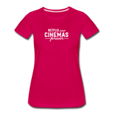 Cinemas Forever Tee (Women's) - dark pink