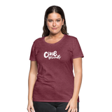 Cinemwah T Shirt (Women) - heather burgundy