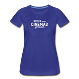 Cinemas Forever Tee (Women's) - royal blue