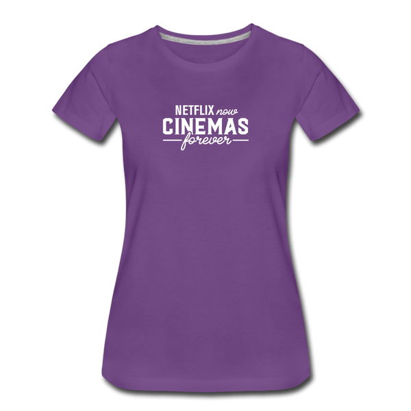 Cinemas Forever Tee (Women's) - purple