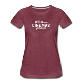 Cinemas Forever Tee (Women's) - heather burgundy
