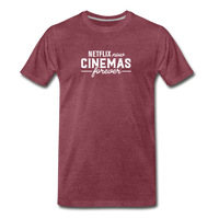 Cinemas Forever Tee (Men's) - heather burgundy