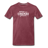 Cinemas Forever Tee (Men's) - heather burgundy
