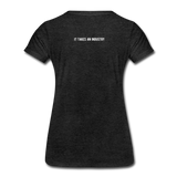Will Rogers PAF Support Tee (Women) - charcoal gray