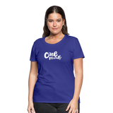 Cinemwah T Shirt (Women) - royal blue