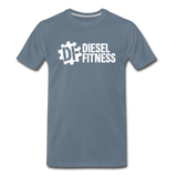 DF NO GAS Men's Premium T-Shirt - steel blue