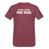 DF NO GAS Men's Premium T-Shirt - heather burgundy