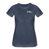 Influx Womens Tee - heather blue